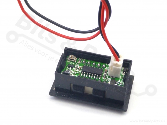Digitale voltmeter met display groen 3,2-30,0V mini